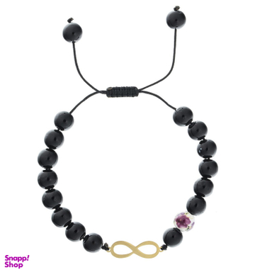 دستبند طلا 18 عیار زنانه پانسی مدل بینهایت کد D000983