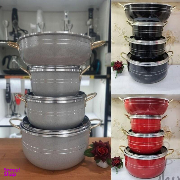 سرویس پخت و پز 7 پارچه هلنا مدل زنبوری