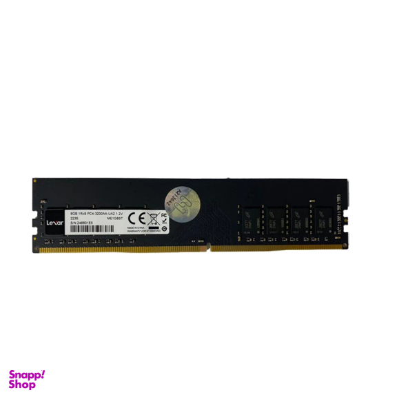 رم دسکتاپ لکسار مدل DDR4 3200Mhz LD4AU016G 3200MHz CL19 Single Channel ظرفیت 16 گیگابایت