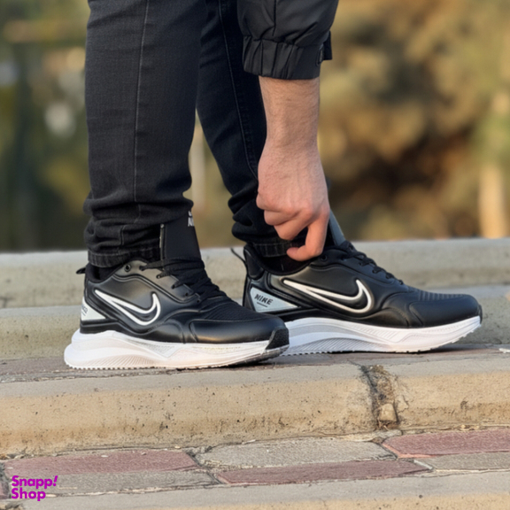 کتانی مردانه طرح نایکی زوم کد ndrna2003 رنگ مشکی