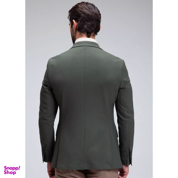 کت تک مردانه ست من یقه بلیزر کد CO170 رنگ سبز
