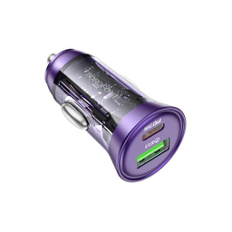 شارژر فندکی 25 وات بروفون مدل BZ26A PD+QC3.0