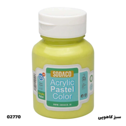 رنگ اکریلیک پاستلی سوداکو کد EA02 حجم 125 میلی لیتر
