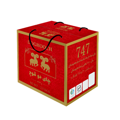 چای سیاه خارجی شکسته ممتاز آسام دو قوچ وزن 2500  گرم