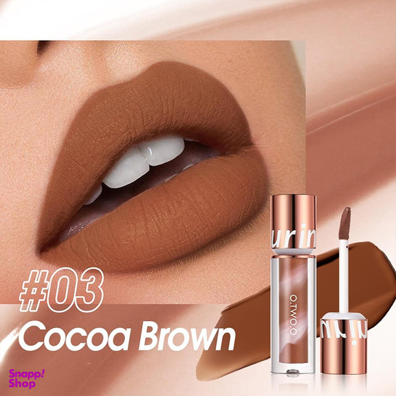 رژ لب مایع او تو او مدل Enduring شماره 03 رنگ Cocoa Brown