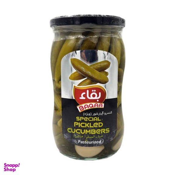 خیارشور ویژه بقاء وزن 580 گرم