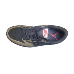 کفش مردانه طرح نایک جردن مدل تراویس اسکات کد 775 رنگ مشکی قهوه ای