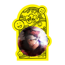 آینه جیبی خندالو مدل سوما انیمه جنگ غذاها Food Wars کد 17027