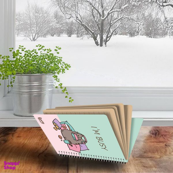 دفترچه یادداشت مستر راد طرح کرافت مدل گربه کیوت فانتزی کد Fiory 1928