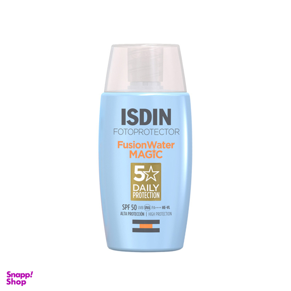 فلویید ضد آفتاب SPF50 ایزدین مدل Fusion Water Magic حجم 50 میلی لیتر