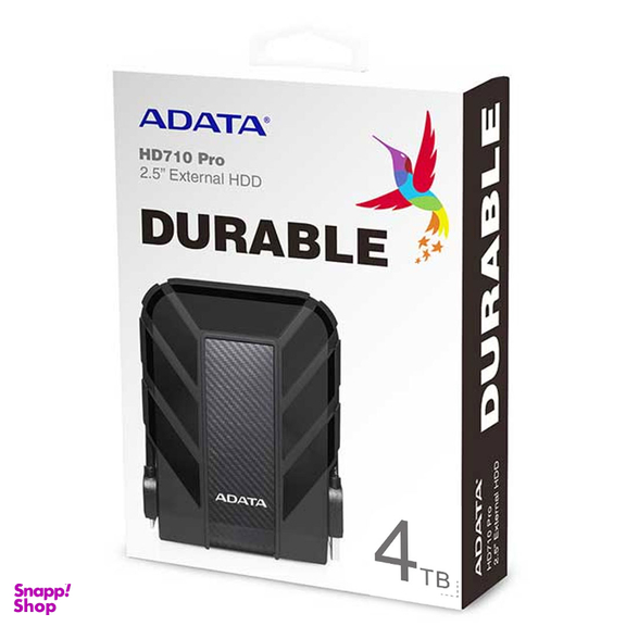 هارد اکسترنال ای دیتا (Adata) مدل HD710 Pro ظرفیت 4 ترابایت رنگ مشکی