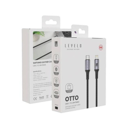 کابل تبدیل Type-C به Lightning لولو مدل LVLOCLCBK طول 1 متر