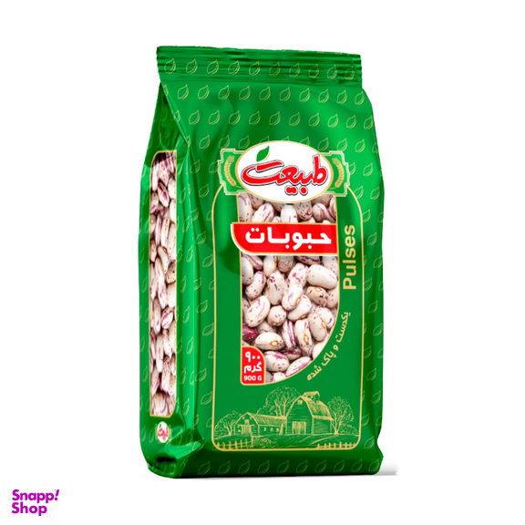 لوبیا چیتی یکدست و پاک شده طبیعت وزن 900 گرم