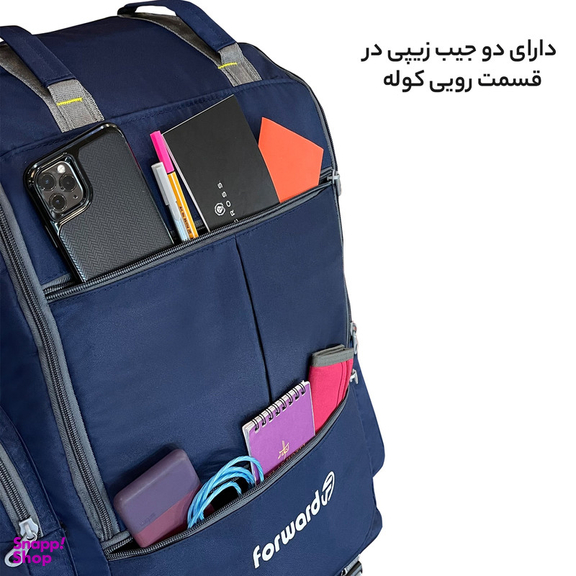 کوله پشتی مسافرتی فوروارد کد FCLT8023 ظرفیت 60 لیتر