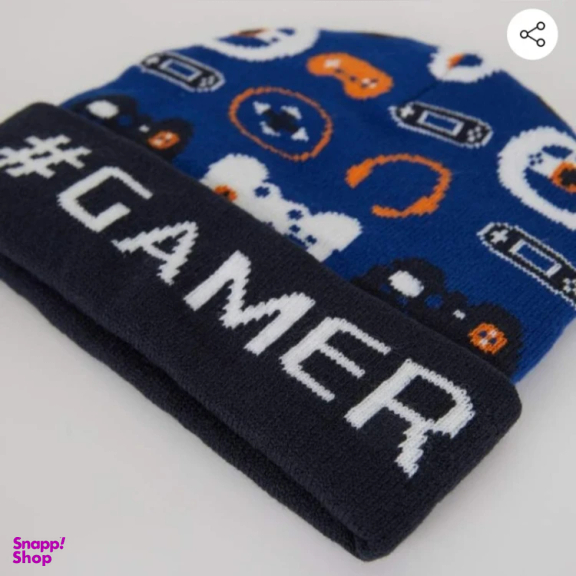 کلاه بافتنی پسرانه دفکتو مدل gamers