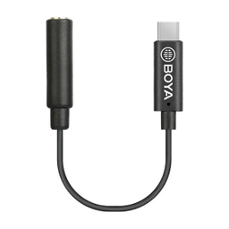 کابل تبدیل Jack 3.5mm Female به Type-C بویا مدل BY-K9