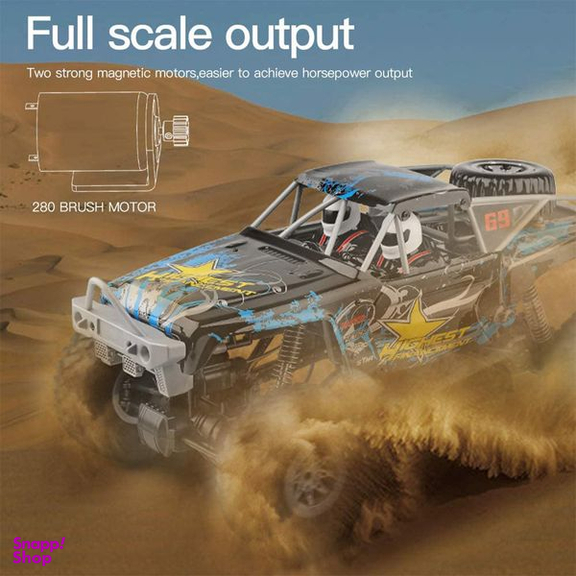 ماشین بازی کنترلی دبلیو ال تویز مدل OFF-ROAD VEHICLE TRUCK