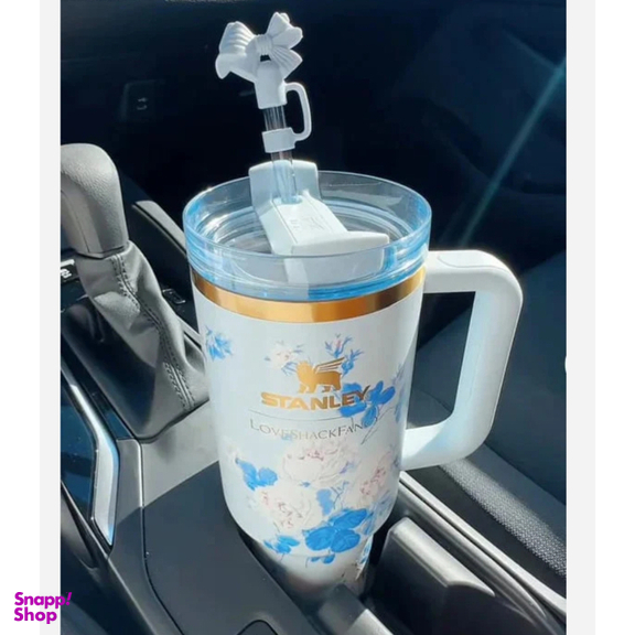 تراول ماگ استنلی مدل tumbler آبی جعبه کادویی ظرفیت 1180 میلی لیتر