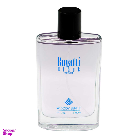 ادو پرفیوم مردانه وودی سنس مدل Bugatti Black حجم 100 میلیلیتر