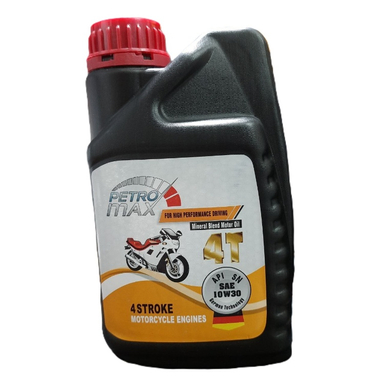 روغن موتور سیکلت 10W30SN پترومکس مدل 4T حجم 1 لیتر
