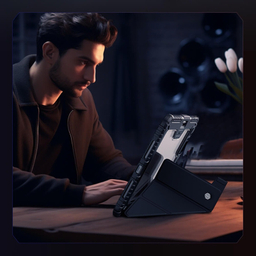 کیف کلاسوری نیلکین مدل Bumper Pro Leather Multi-Angle Folding مناسب برای تبلت اپل iPad Pro 11 2024