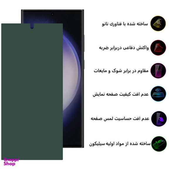 محافظ صفحه نمایش بوف مدل Full Body مناسب برای گوشی موبایل سامسونگ Galaxy S23 Ultra / S22 Ultra