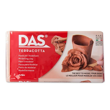 خمیر مجسمه سازی داس مدل Terracotta 500 رنگ قهوه ای