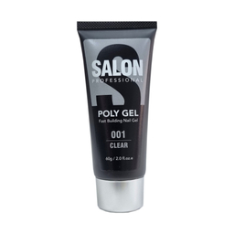 پلی ژل ناخن سالن مدل Clear کد 01 وزن 60 گرم