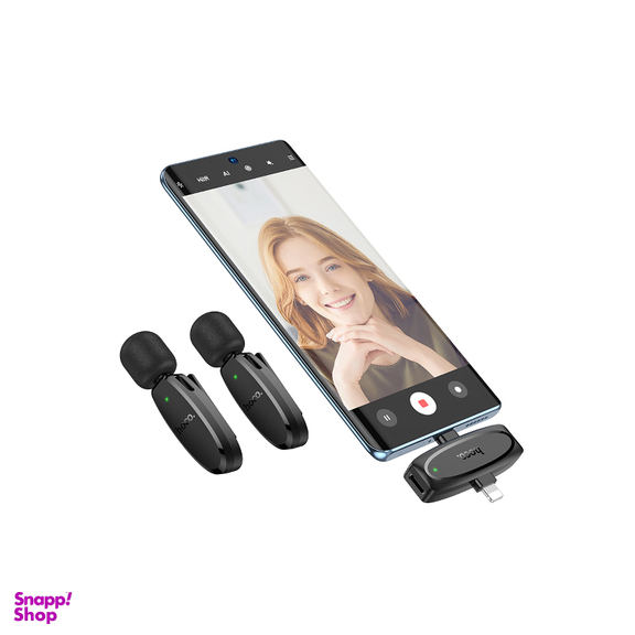 میکروفون یقه ای هوکو مدل L15 TYPE-C/Lightning