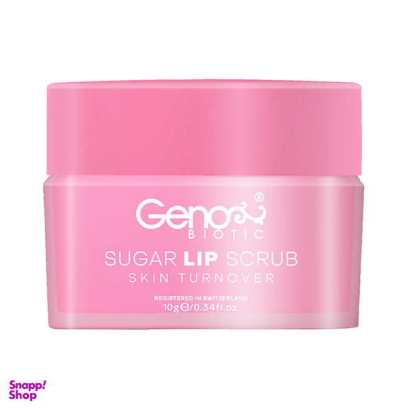 اسکراب لایه بردار لب ژنوبایوتیک مدل شکر وزن 10 گرم