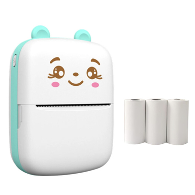 پرینتر حرارتی ناب سل مدل پرتابل کد BLU01 به همراه 3 عدد رول کاغذی