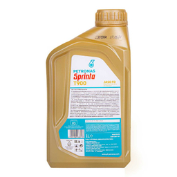 روغن موتور سیکلت دو زمانه پتروناس مدل Sprinta T900 کد 885867 حجم 1 لیتر