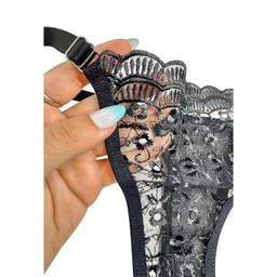 ست شورت و سوتین زنانه کد 315 رنگ مشکی