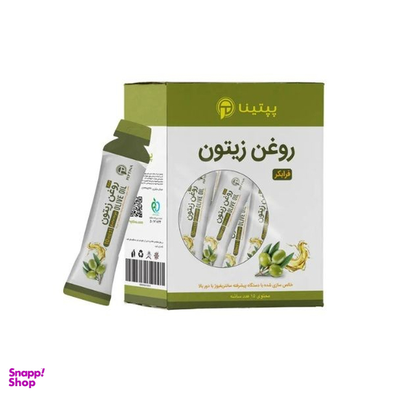 روغن زیتون فرابکر پپتینا حجم 10 میلی لیتر بسته 15 عددی