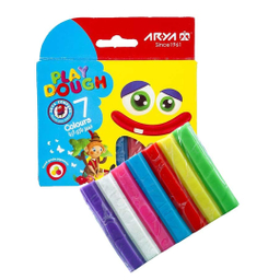 خمیربازی 7 رنگ آریا مدل مقوایی