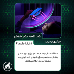 محافظ صفحه نمایش آنتی پرپل کینگ کونگ مدل Tough مناسب گوشی موبایل شیائومی Poco X6 Pro