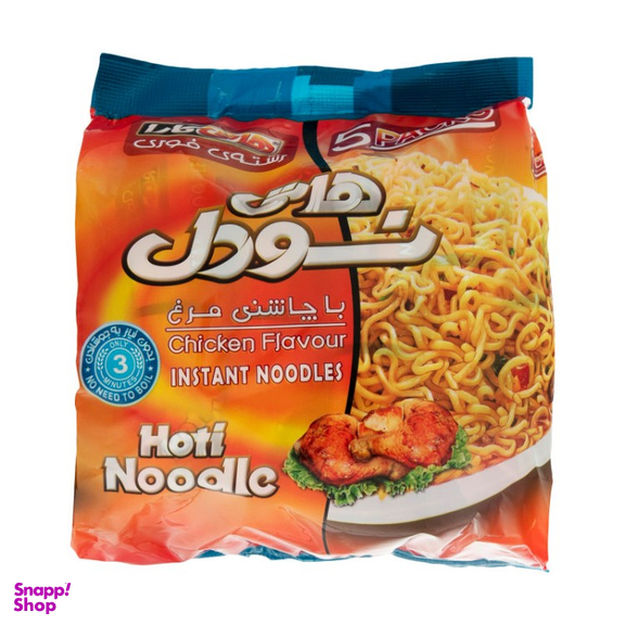 نودل با طعم مرغ هاتی کارا بسته 5 عددی