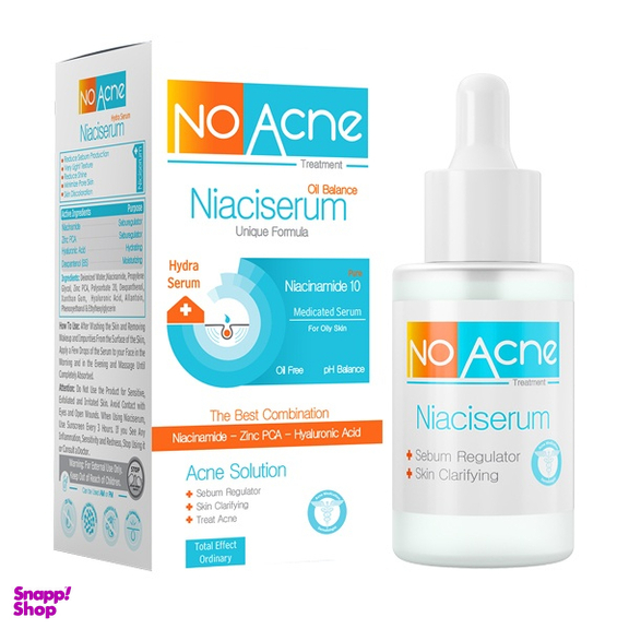 سرم نیاسینامید نوآکنه مدل Niacinamid حجم 30 میلی لیتر مجموعه 2 عددی