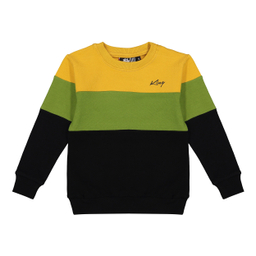 بلوز پسرانه مادر مدل فلیپ رنگ خردلی سبز