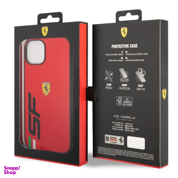 قاب موبایل چرمی سی جی مدل Ferrari Leather Case کد 183815 مناسب iPhone 14