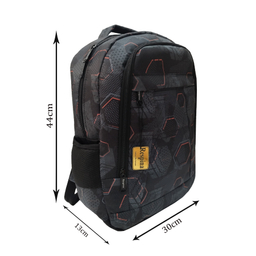 کیف مدرسه رسپینا اسپرت طرح شش ضلعی مدل hexagon با جامدادی