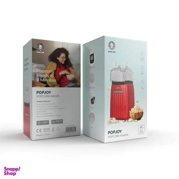 پاپ کورن ساز گرین لاین مدل Green Lion PopJoy Pop Corn Maker