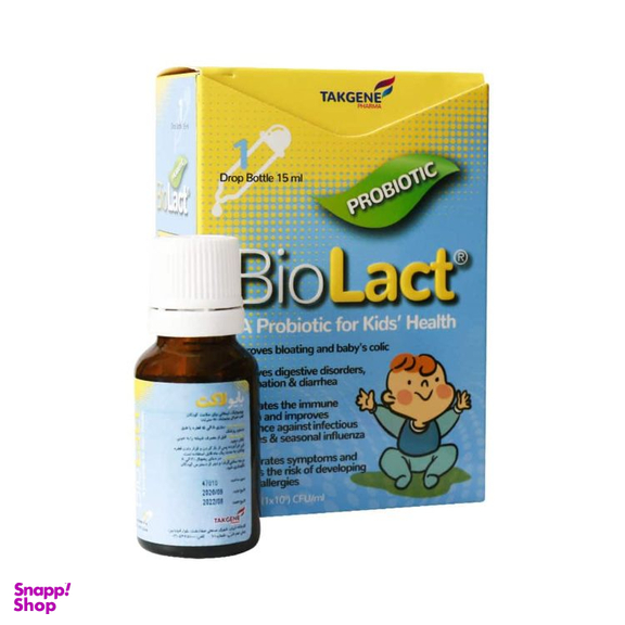 قطره بایو لاکت تک ژن فارما حجم 15 میلی لیتر