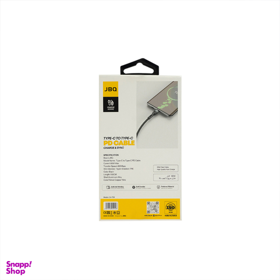 کابل تبدیل USB Type-C جی بی کیو مدل CA-720 CC طول 1.5 متر