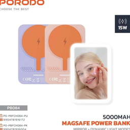 پاوربانک مگسیف پرودو مدل PD-PBFCH084-PK ظرفیت 5000 میلی‌ آمپر ساعت