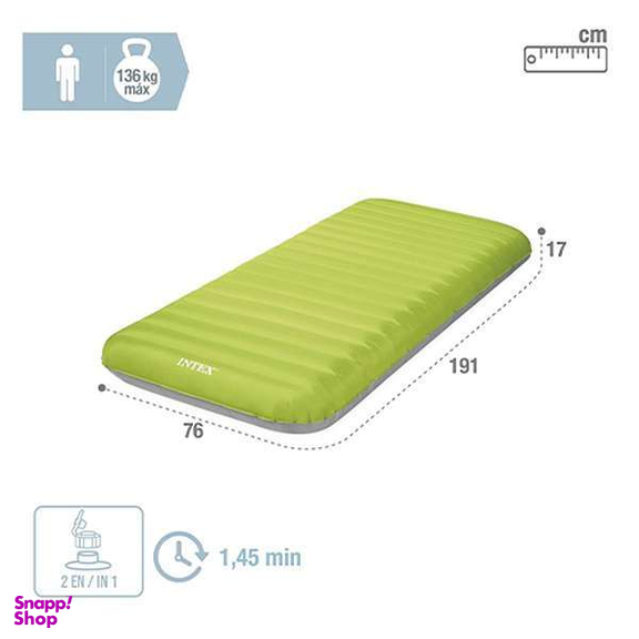 تشک بادی کمپینگ اینتکس مدل TruAire Luxury کد 64097