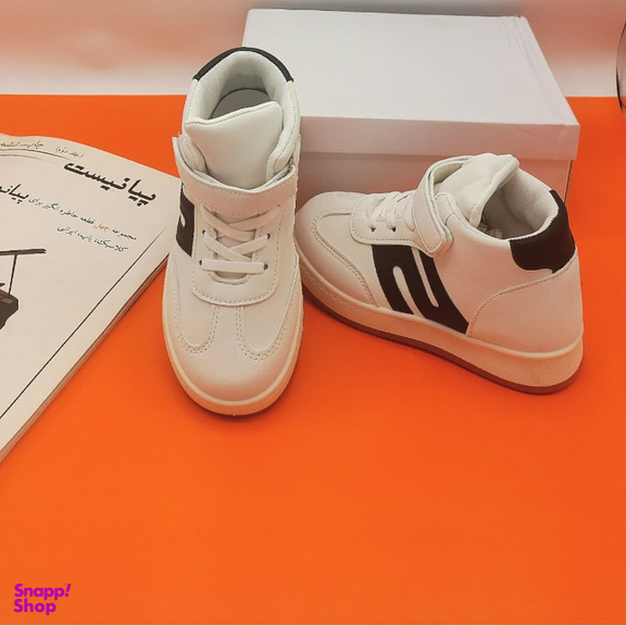 نیم بوت پسرانه مدل RO10208 رنگ سفید