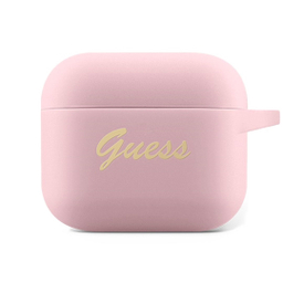 کاور سیلیکونی ایرپاد سی جی موبایل مدل Guess Silicone Case مناسب Apple Airpods 3