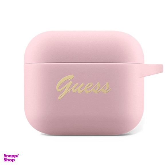 کاور سیلیکونی ایرپاد سی جی موبایل مدل Guess Silicone Case مناسب Apple Airpods 3