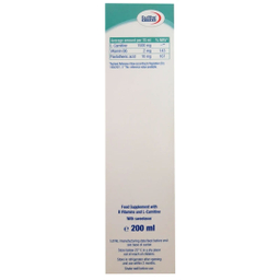 شربت ال کارنیتین پلاس یوروویتال حجم 200 میلی لیتر